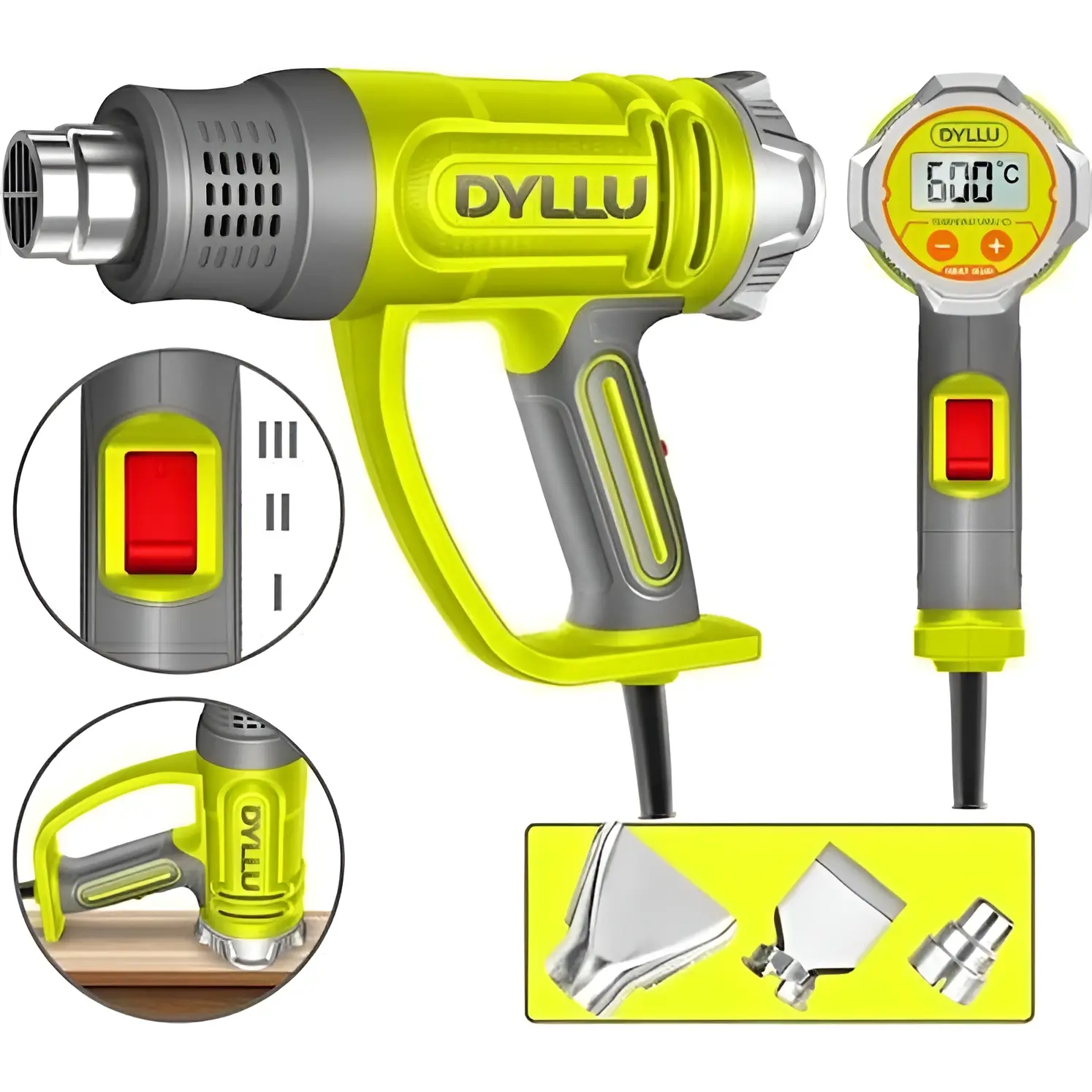 Строительный фен Dyllu DTHG1530 - 2