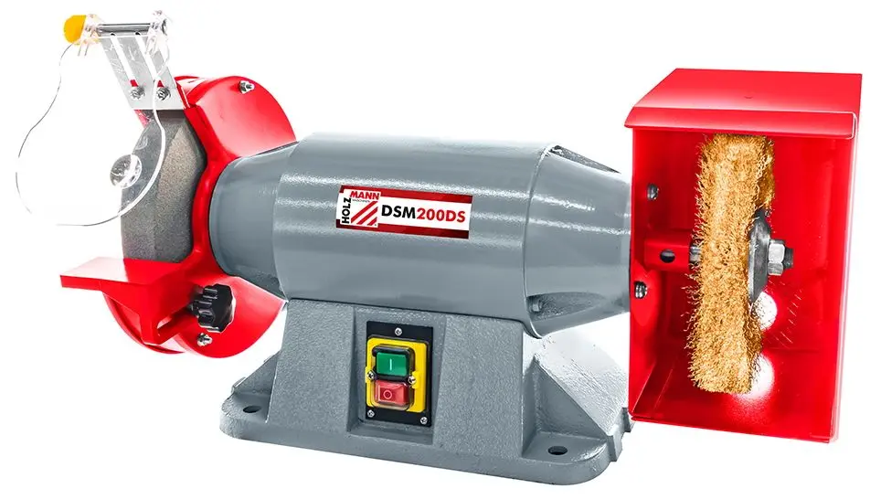 Polizor de banc pentru slefuit si lusruire Holzmann DSM200DS 230V