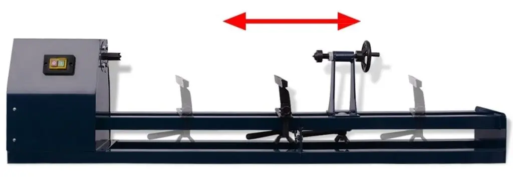 Токарный станок по дереву VidaXL 142006