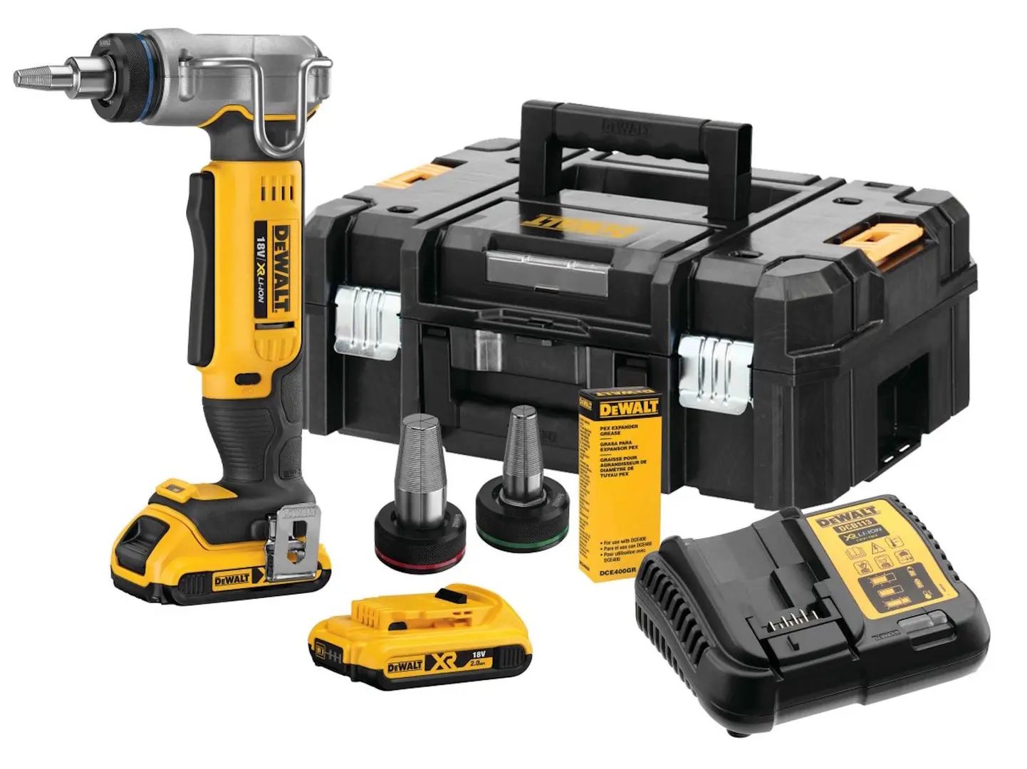 Set mansonarea tevilor Dewalt DCE400D2-QW