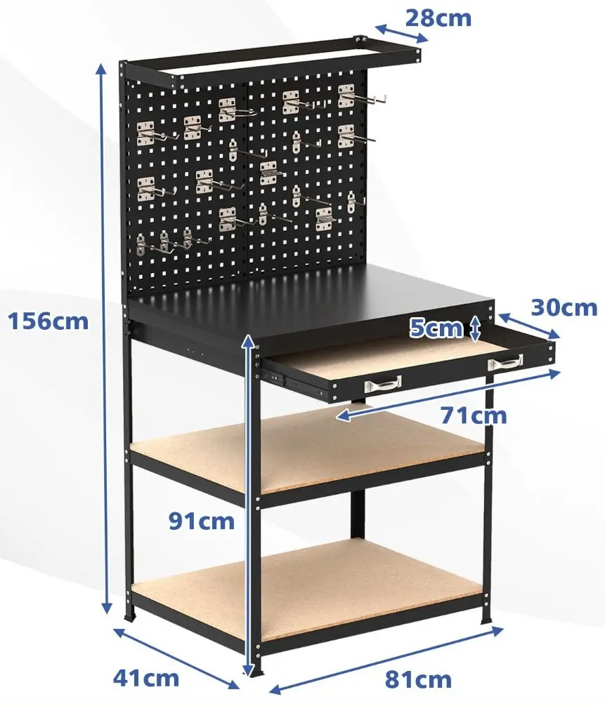 Banc de scule Costway TH10085BK (Black)