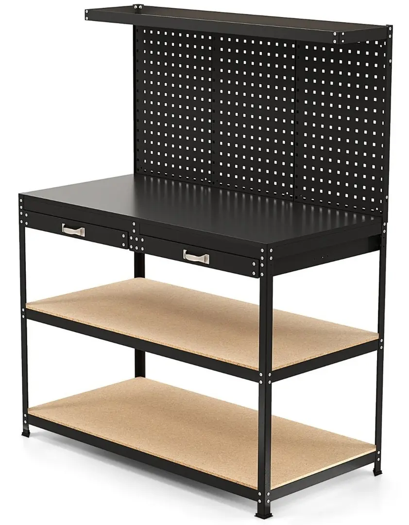 Инструментальный верстак Costway TH10086BK (Black)