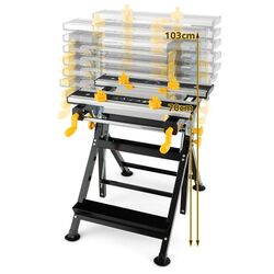 Banc de lucru pliabil Costway TH10024DK (Black) Thumb