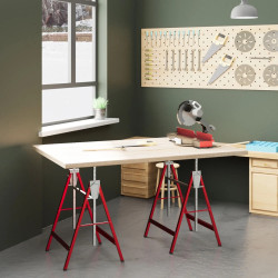 Capre pliante Homcom B40-015V00RD (Red) Thumb