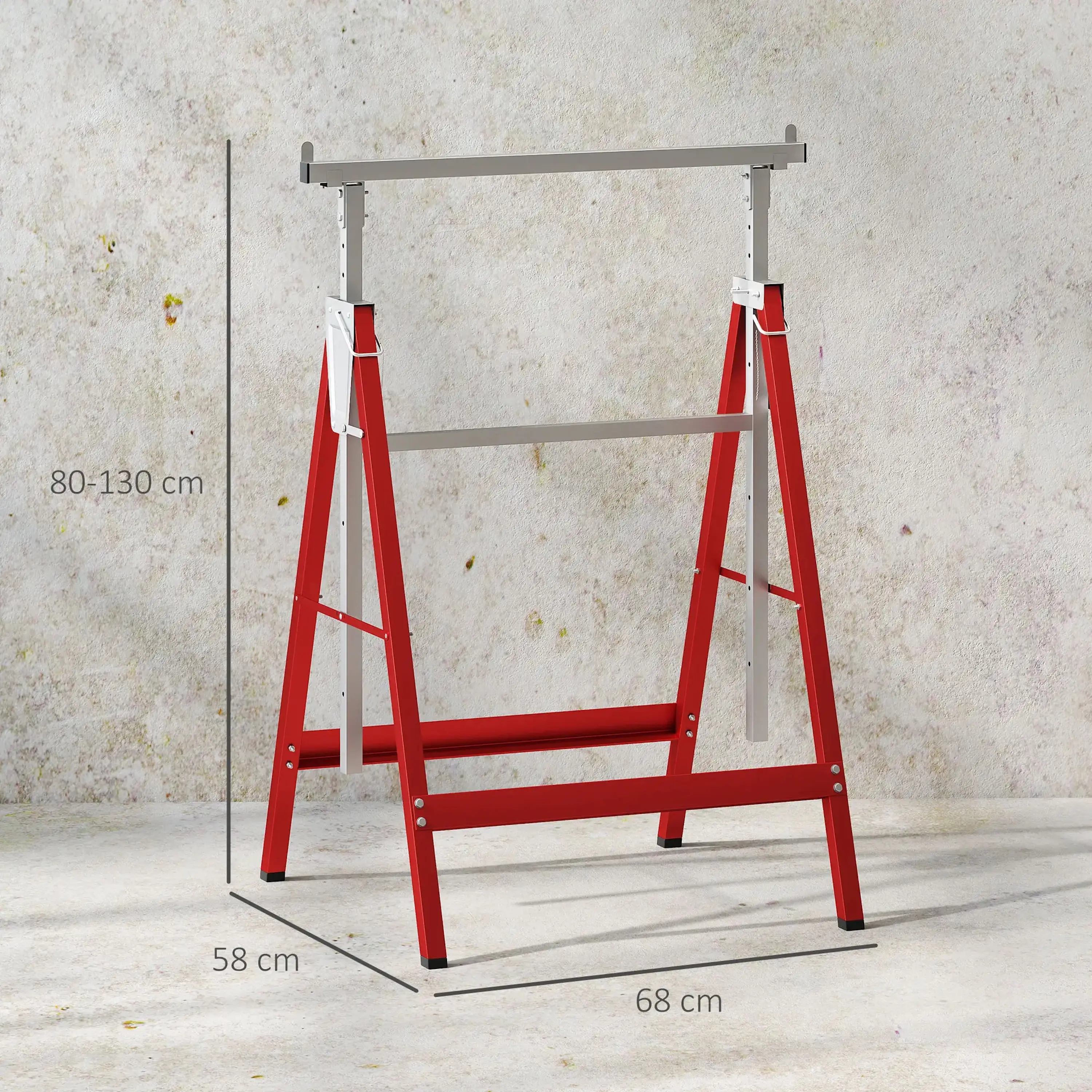 Capre pliante Homcom B40-015V00RD (Red) - 4