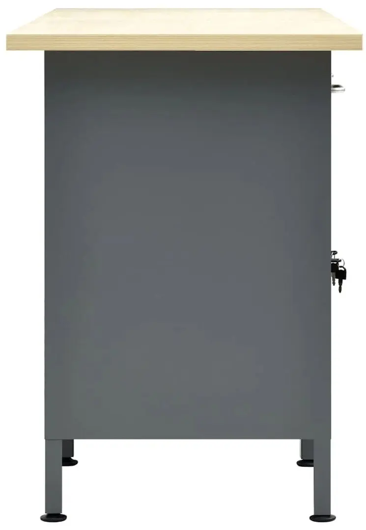 Стол VidaXL 145348 (Grey/Black)