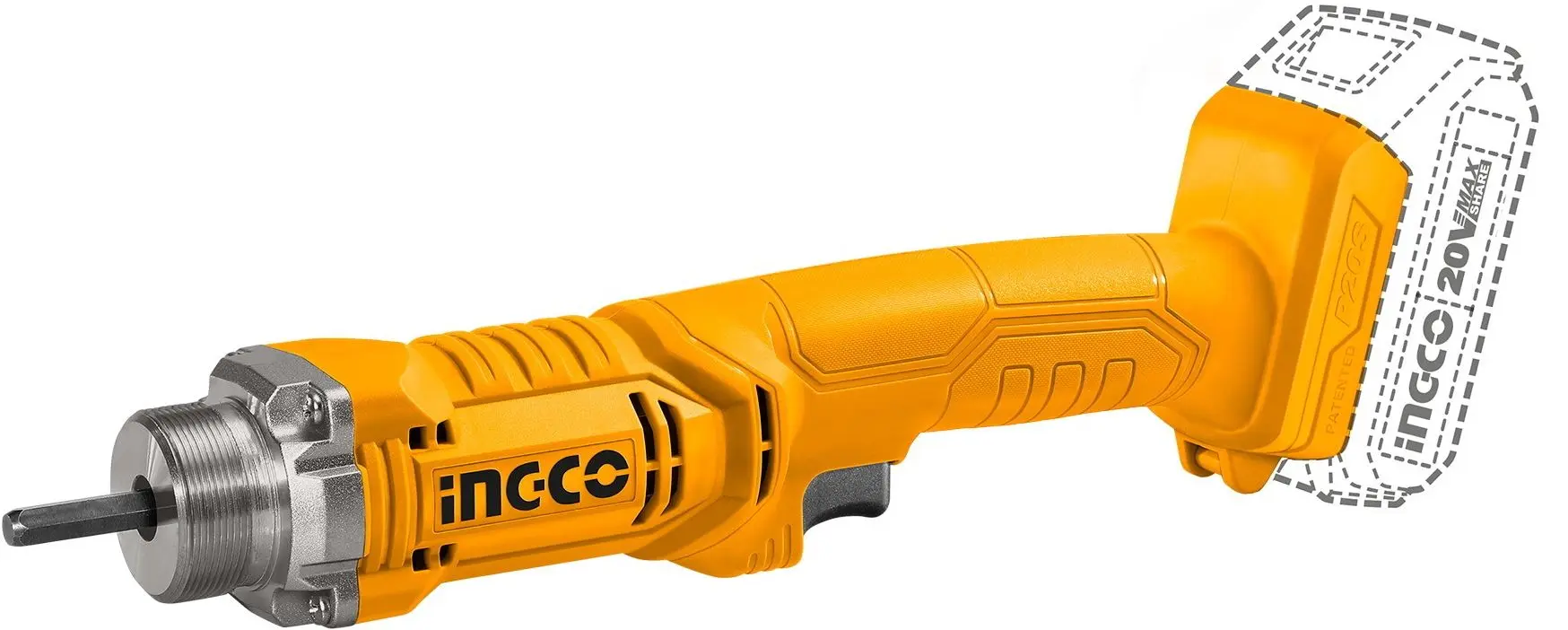 Vibrator pentru beton cu acumulator Ingco CCVLI2023011