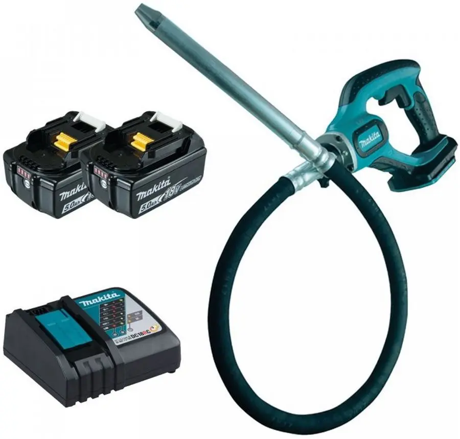 Аккумуляторный вибратор для бетона Makita DVR450RTE