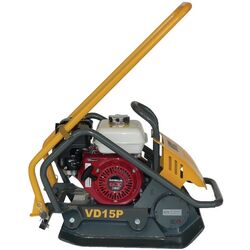 Set placa compactoare pe benzina + ferastrau vertical NT Praktik VD 15P + JV0600 Thumb