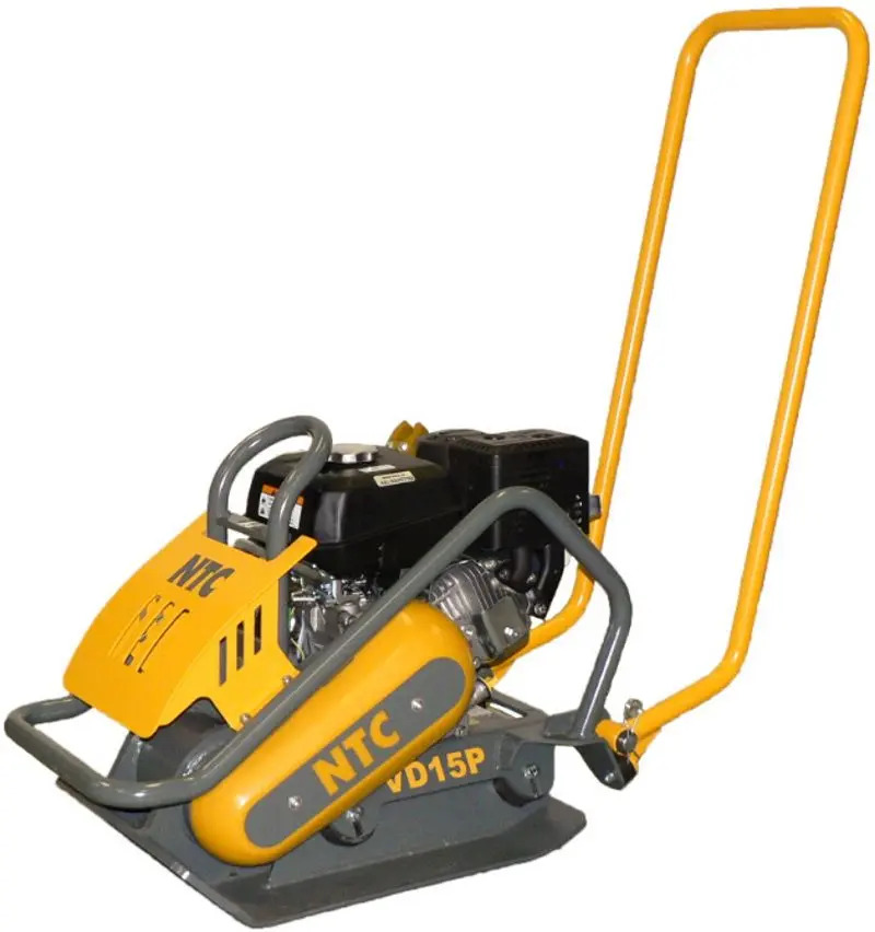 Set placa compactoare pe benzina + ferastrau vertical NTC Praktik VD 15P K + JV0600 - 2