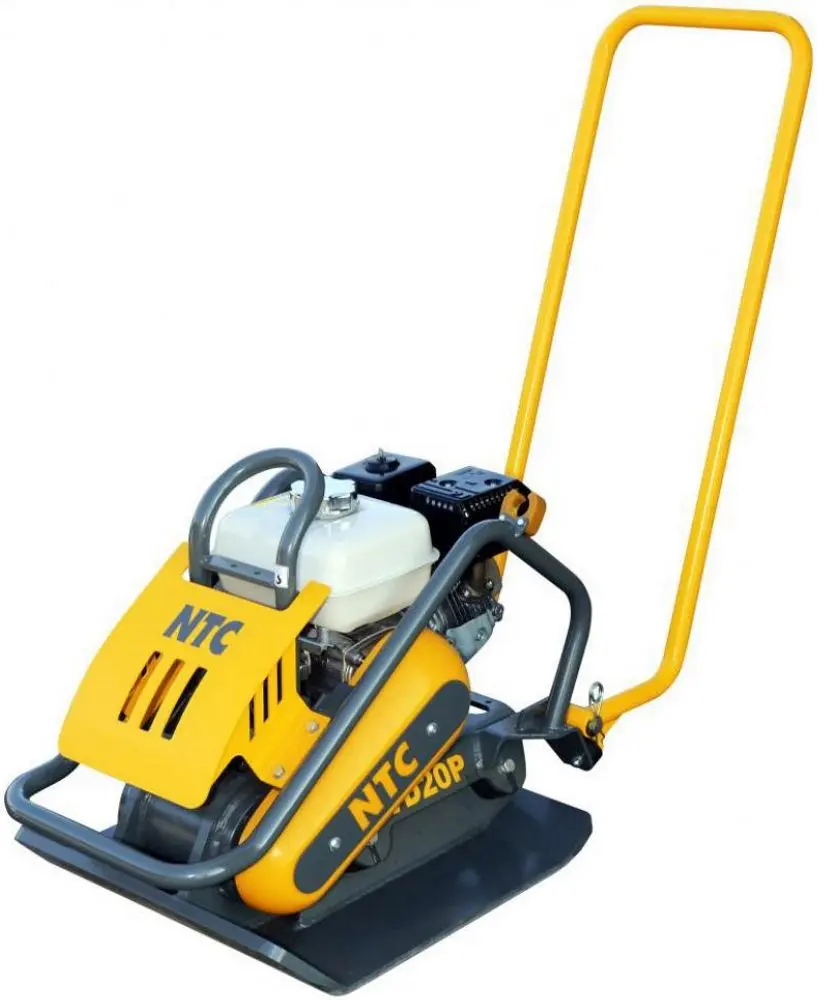 Set placa compactoare pe benzina + polizor unghiular NTC Praktik VD 20P + 9558HNR