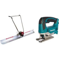 Набор виброрейка для бетона + лобзик электрический Technoflex PGH 1.5 m + JV0600