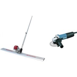 Set rigla vibranta pentru beton + polizor unghiular Technoflex VIFOH 3 + 9558HNR