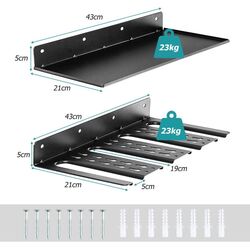 Настенный органайзер Costway TA10012 (Black) Thumb