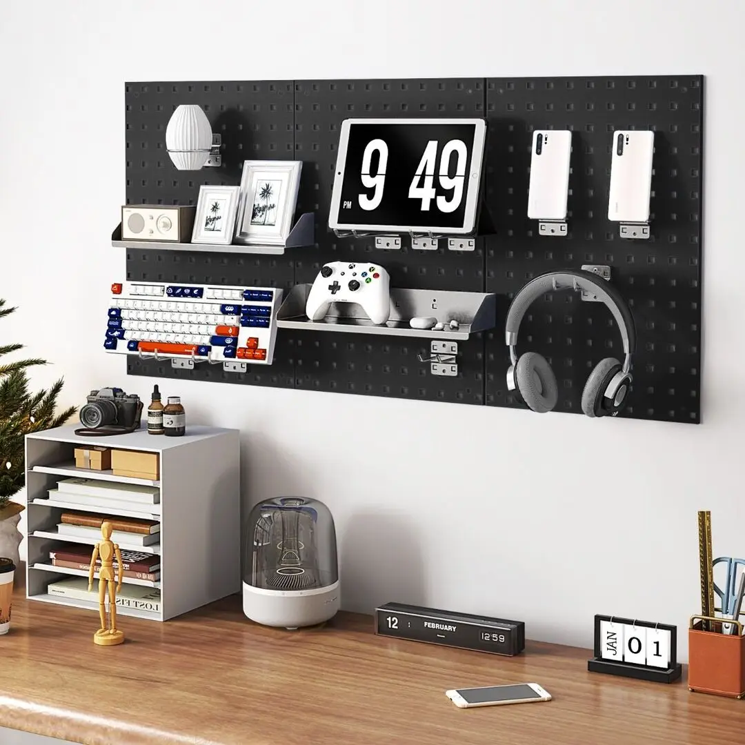 Organizator de perete Costway TA10069BK (Black)