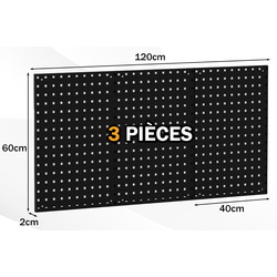 Organizator de perete Costway TA10069BK (Black) Thumb