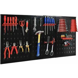 Organizator de perete Costway TL32992 (Black/Red) Thumb