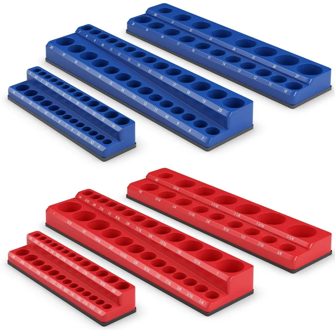 Organizator pentru capete tubulare Costway TD10013RB (Red/Blue)