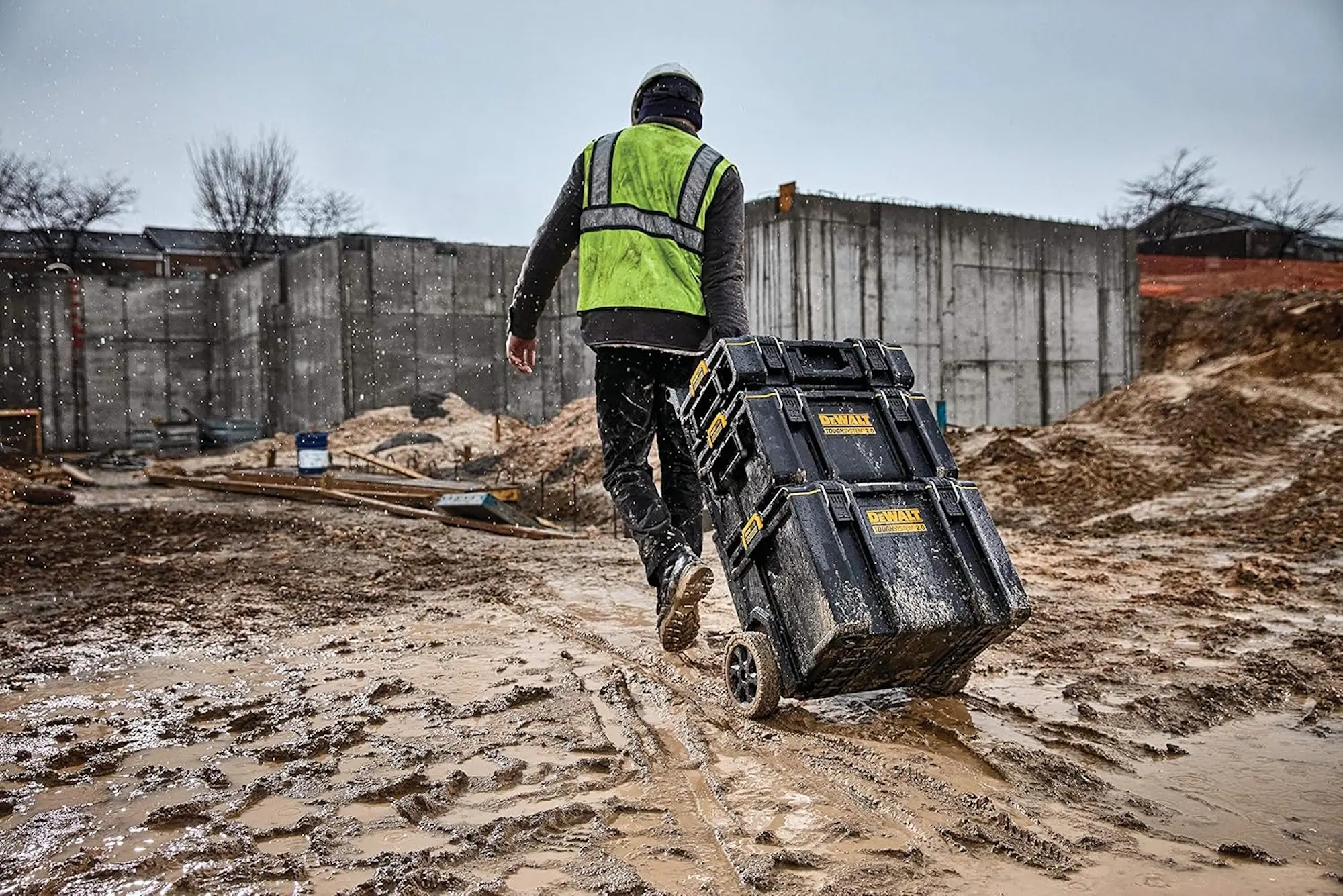 Набор ящиков для инструментов Dewalt Tower Box 3in1 Toughsystem 2.0 DWST83402-1 (Black)