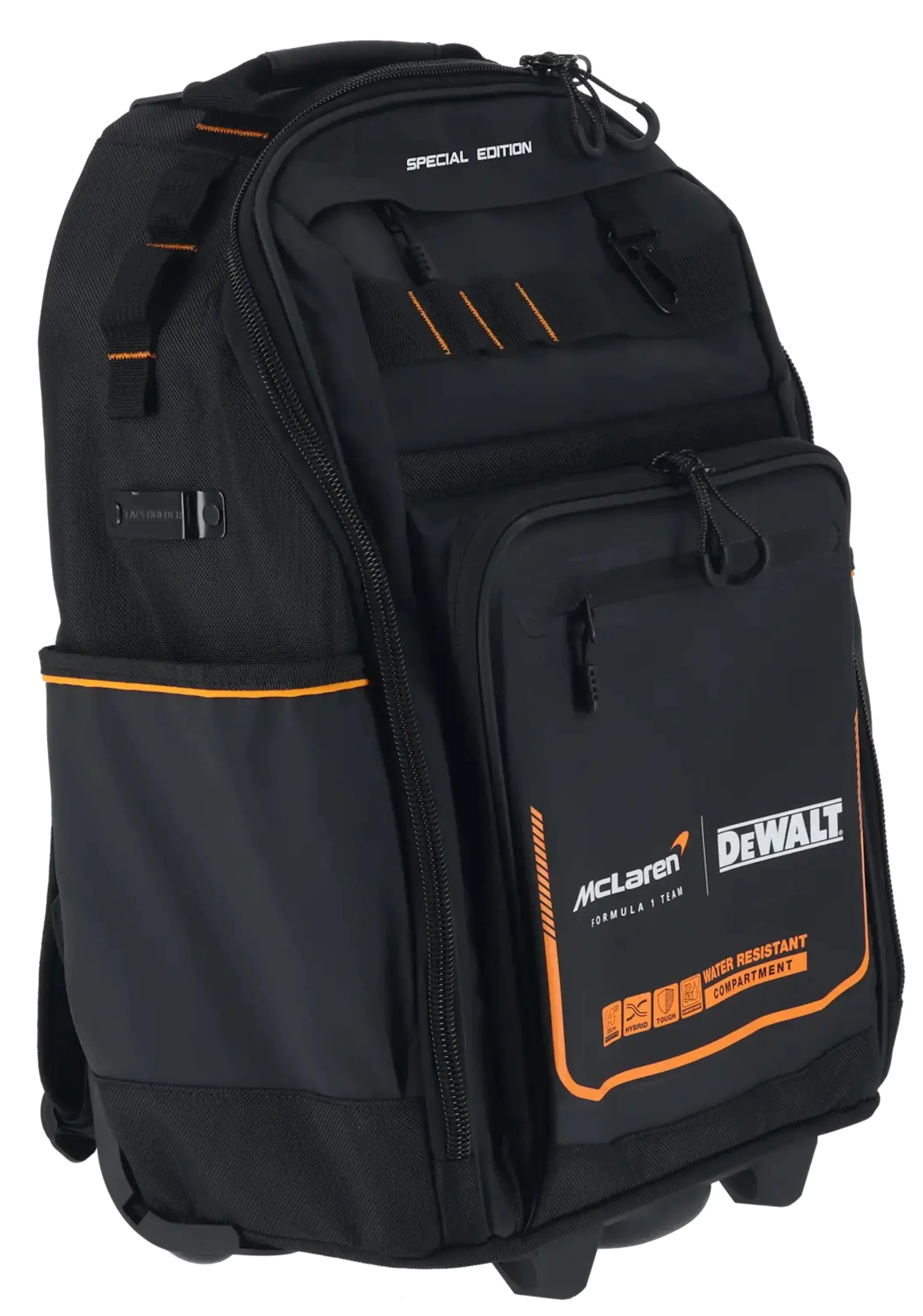 Рюкзак для инструментов Dewalt McLaren F1 Team Pro DWST60101-9 (Black/Yellow) - 3