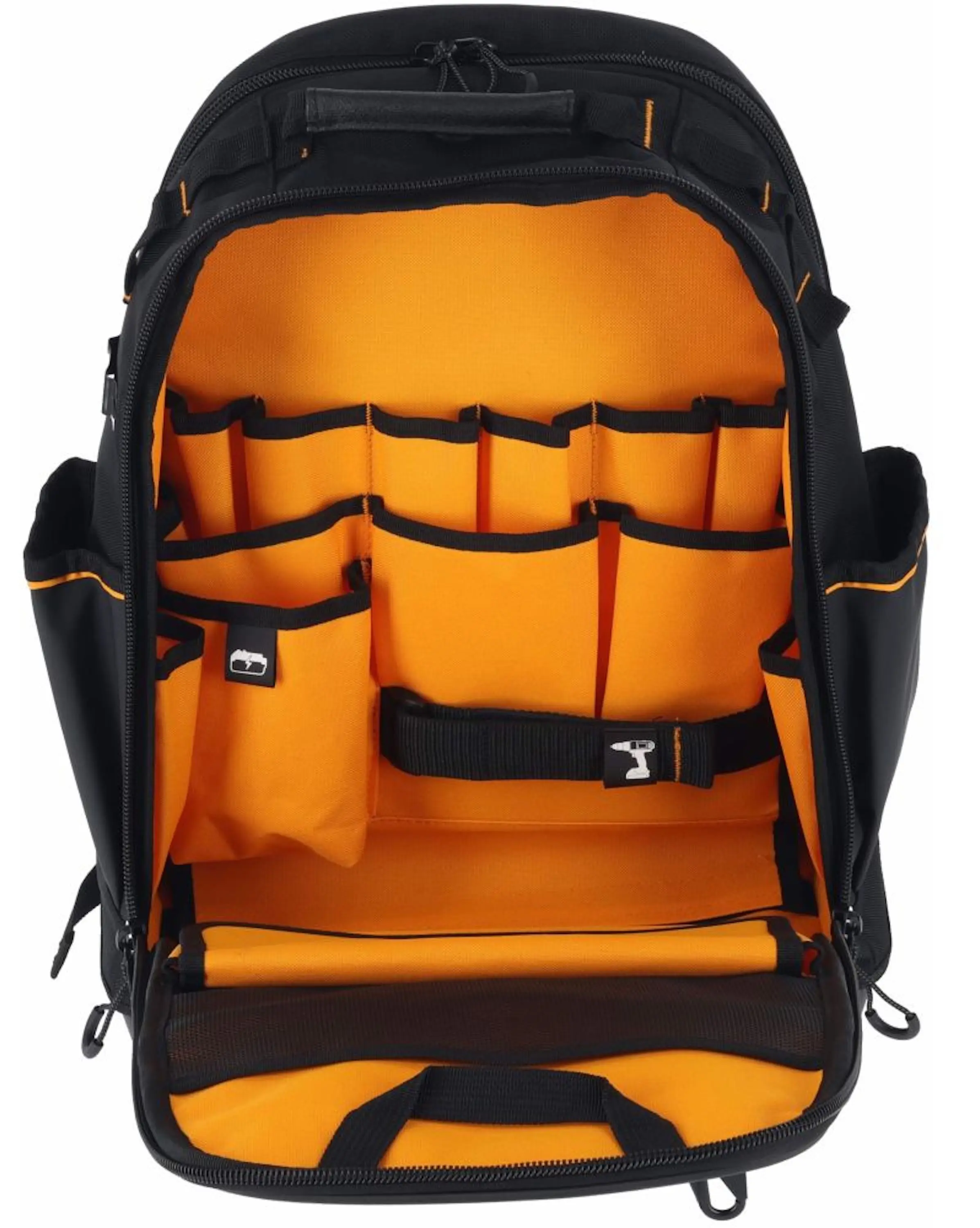 Рюкзак для инструментов Dewalt McLaren F1 Team Pro DWST60122-1 (Black/Yellow) - 4