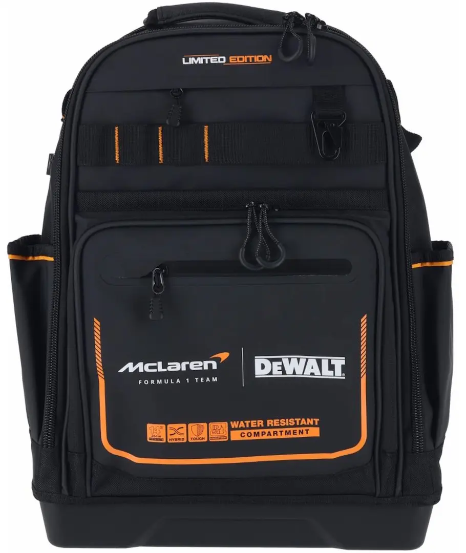 Рюкзак для инструментов Dewalt McLaren F1 Team Pro DWST60122-1 (Black/Yellow)