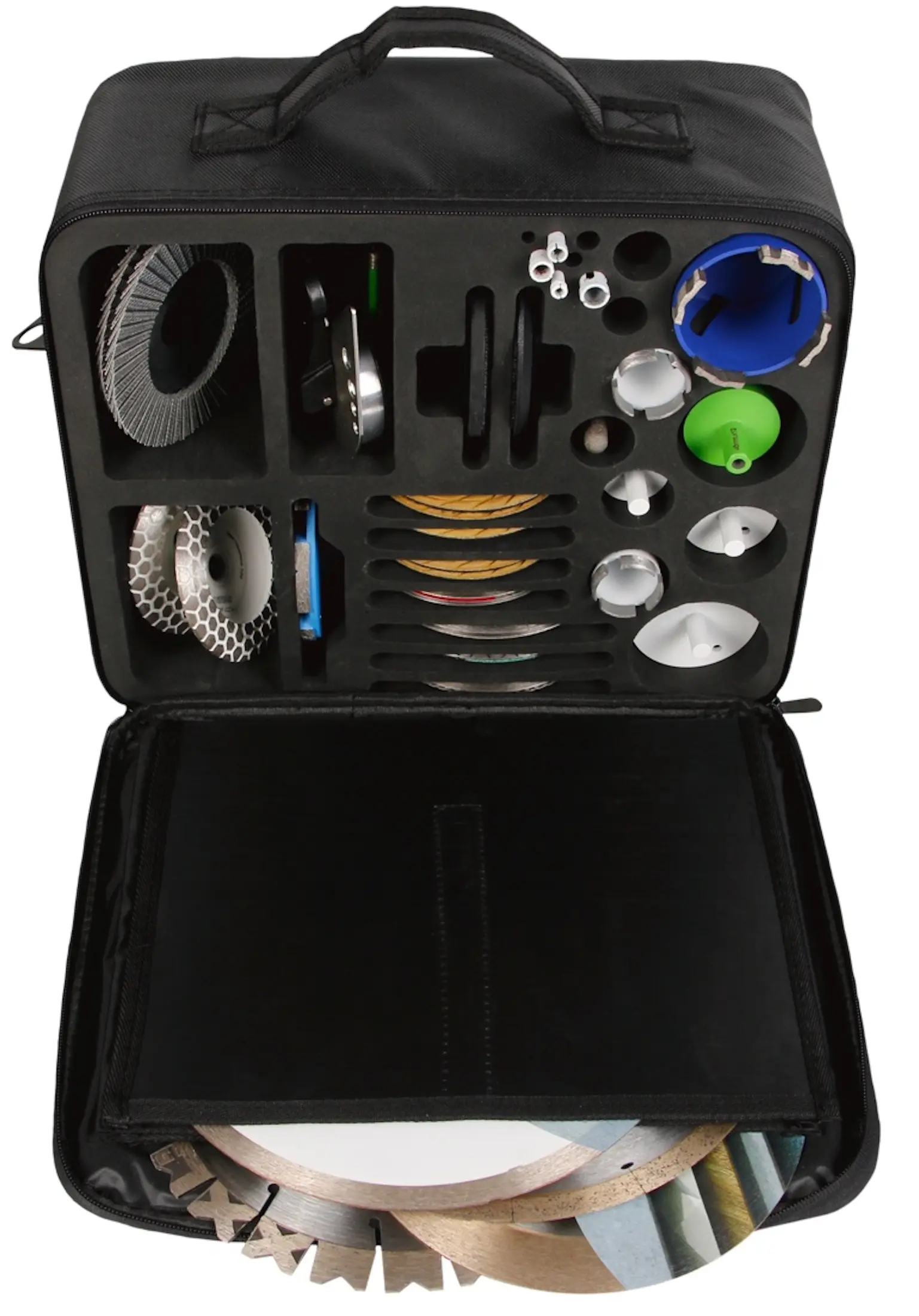 Geanta pentru scule Distar Box (Black/Green)