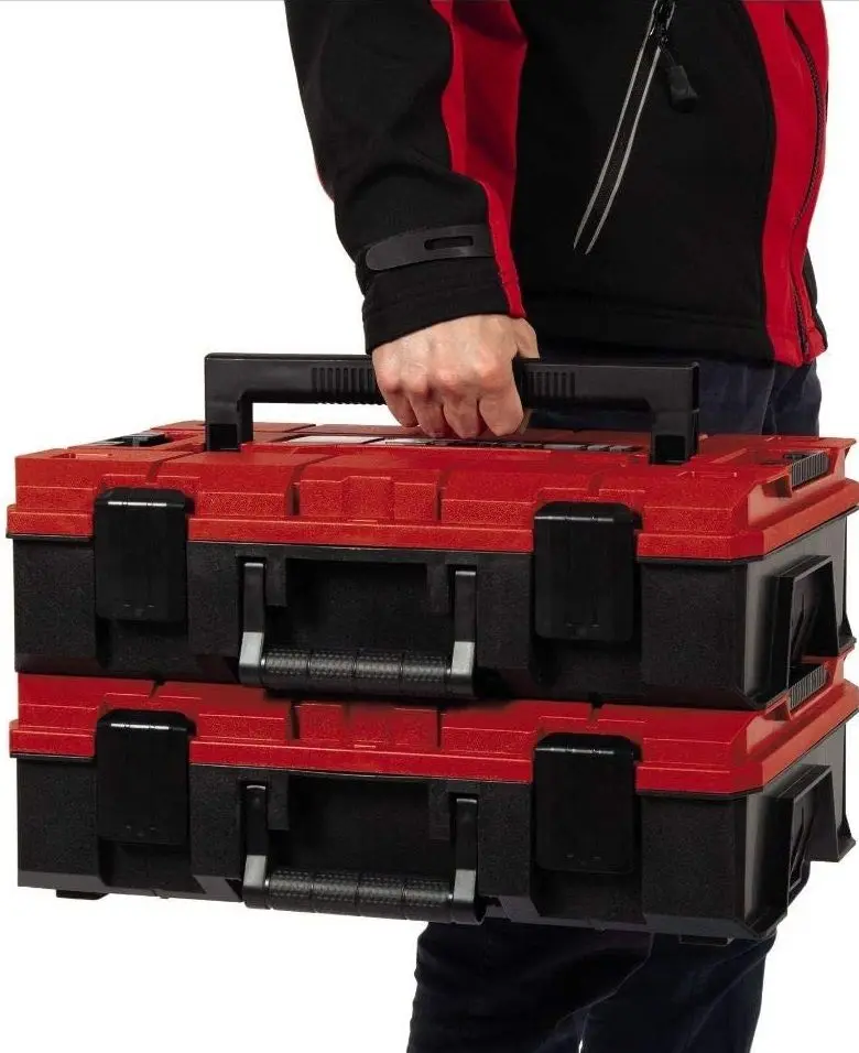 Cutie pentru instrumente Einhell E-Case S-F (Blak/Red)