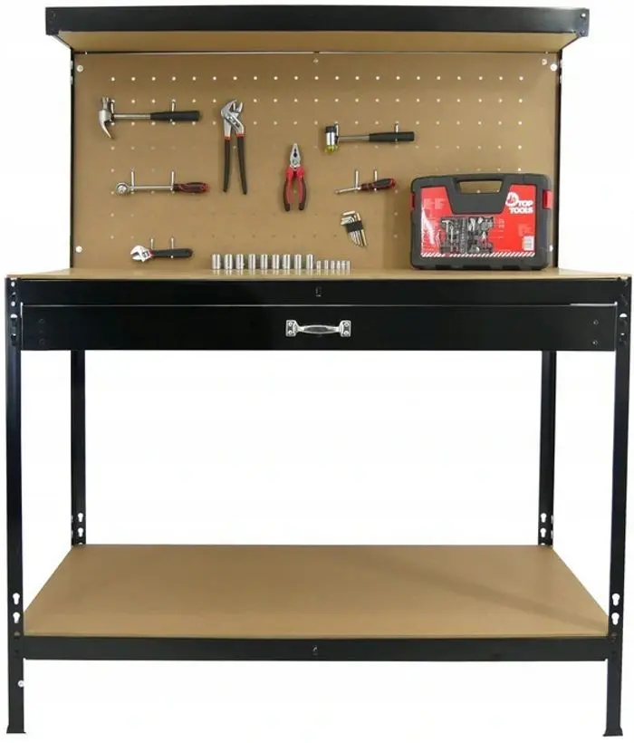 Masa pentru atelier GardenLine GWI3601 (Black/Brown)