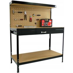 Masa pentru atelier GardenLine GWI3601 (Black/Brown)