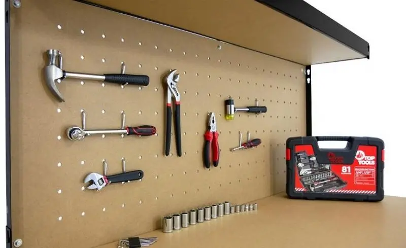 Masa pentru atelier GardenLine GWI3601 (Black/Brown)