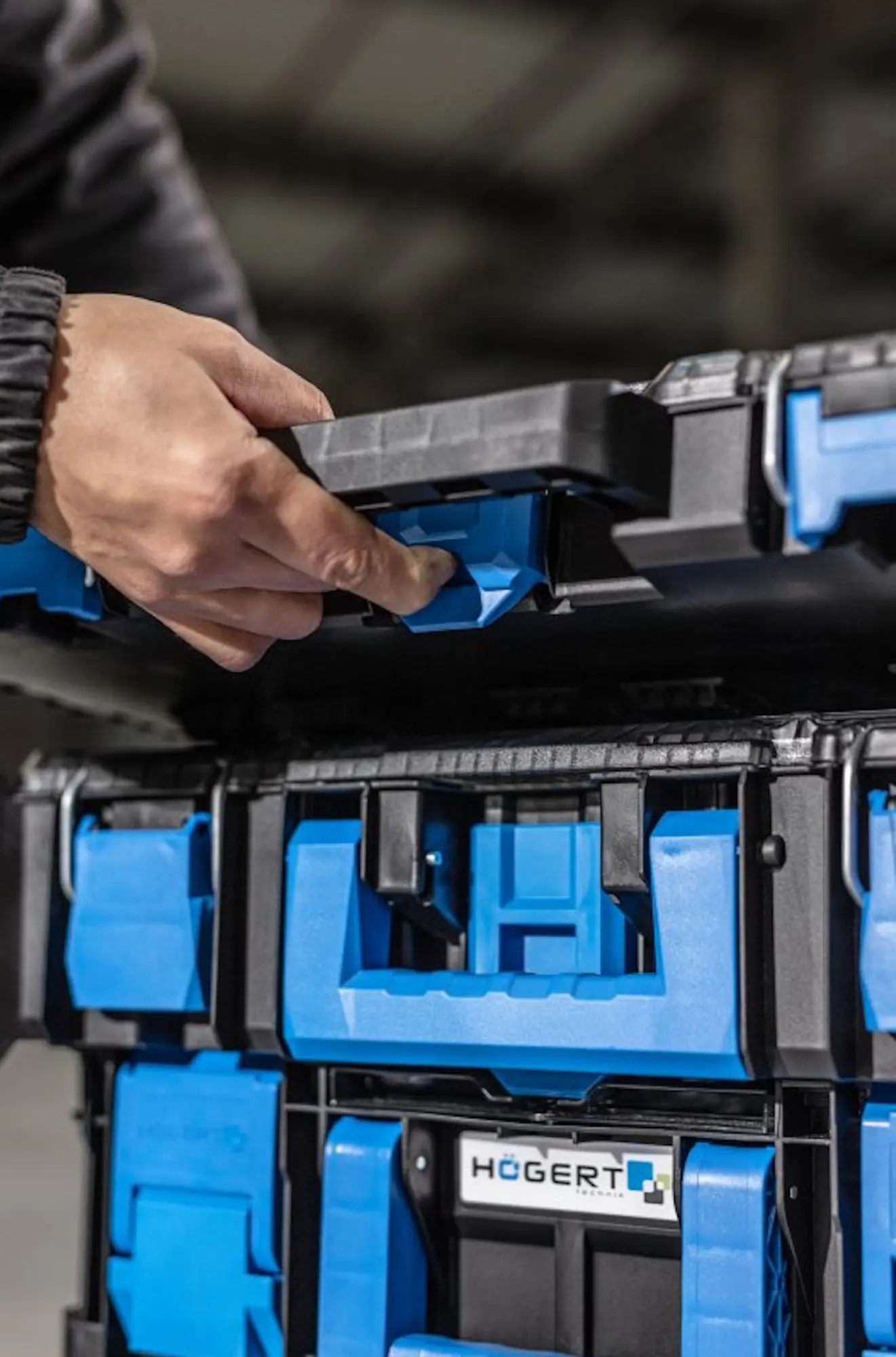 Organizator pentru scule Hoegert HT7G503 (Black/Blue)