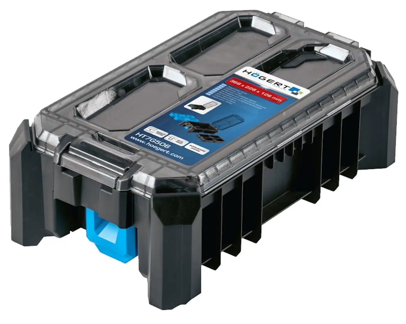 Organizator Hoegert HT7G506 (Black/Blue)