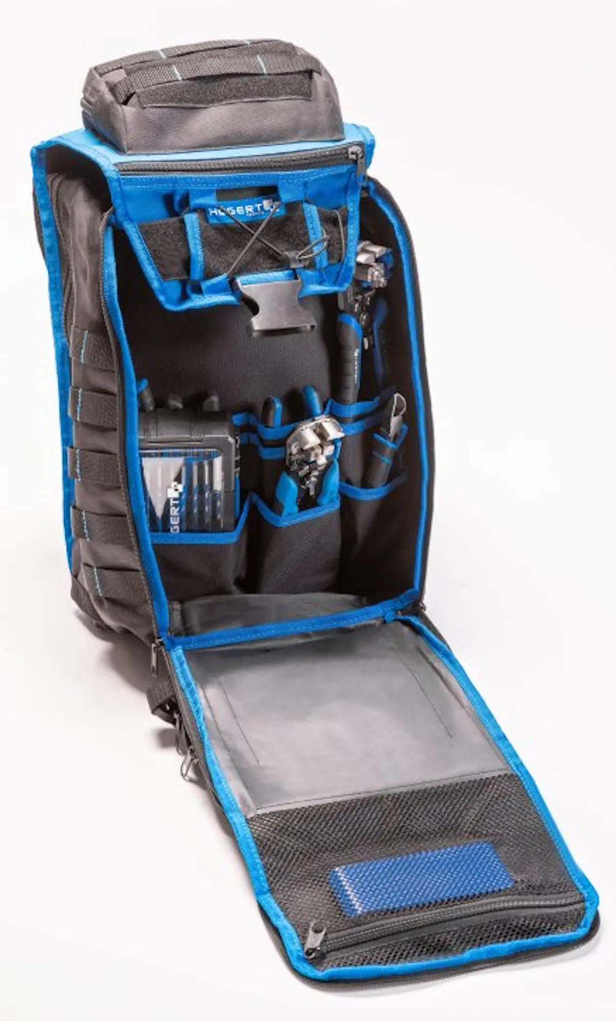 Rucsac pentru instrumente Hoegert HT7G220 (Black/Blue)