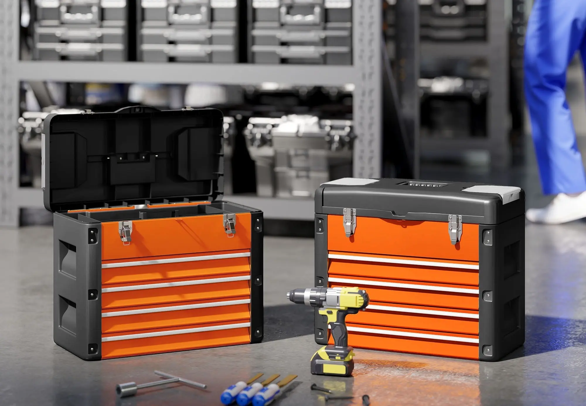 Органайзер для инструментов Homcom B20-110V02OG (Orange/Black) - 5