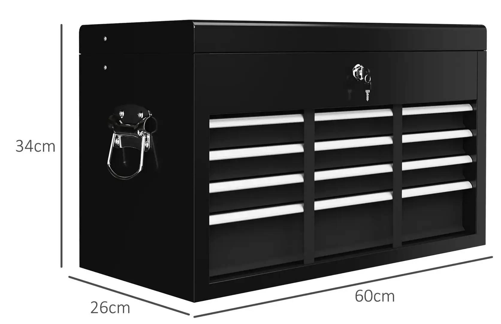 Ящик для инструментов Homcom B20-107V00BK (Black)