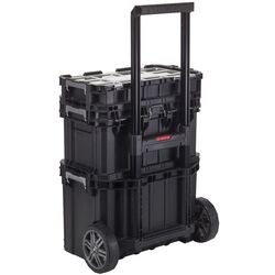 Set cutii pentru scule Keter Connect Rolling System 239346 (Black) Thumb