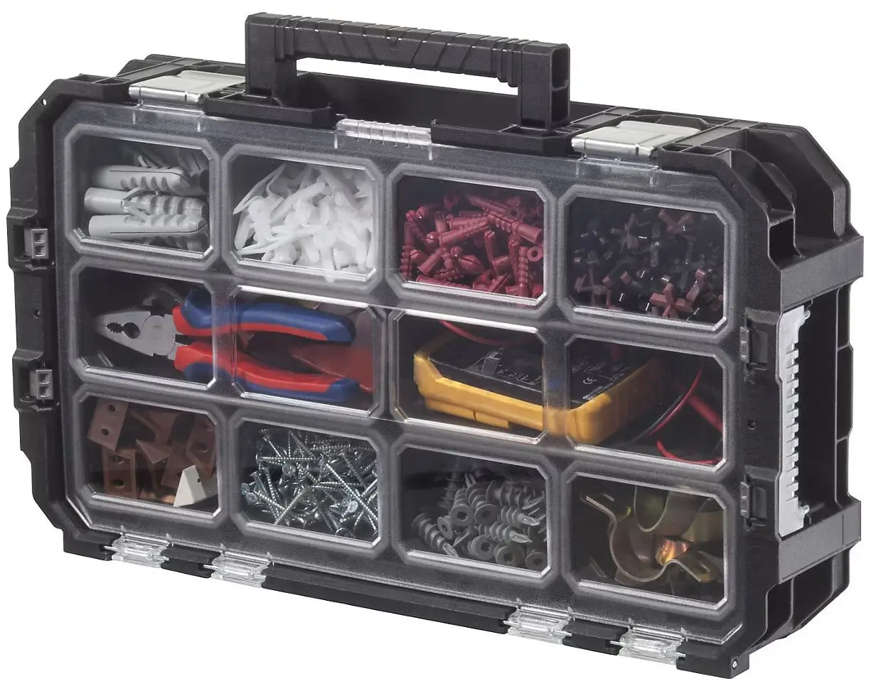 Set cutii pentru scule Keter Connect Rolling System 239346 (Black) - 5