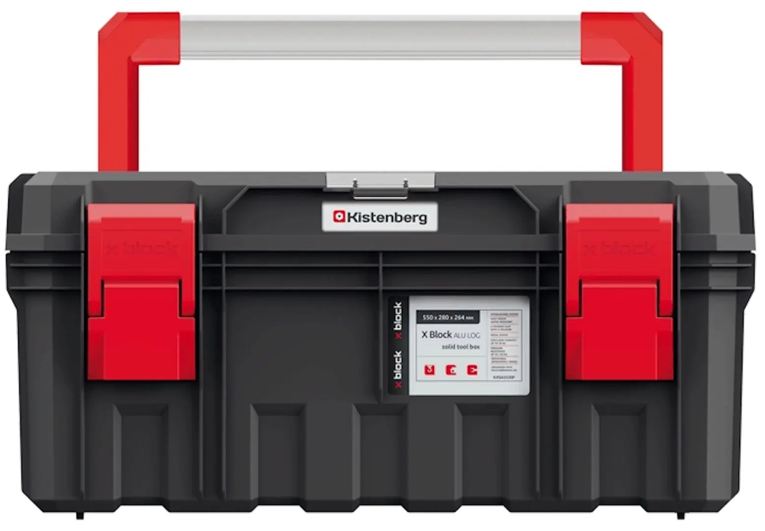 Ящик для инструментов Kistenberg S Block Alu Log 55 KXSA5530F (Black/Red) - 2