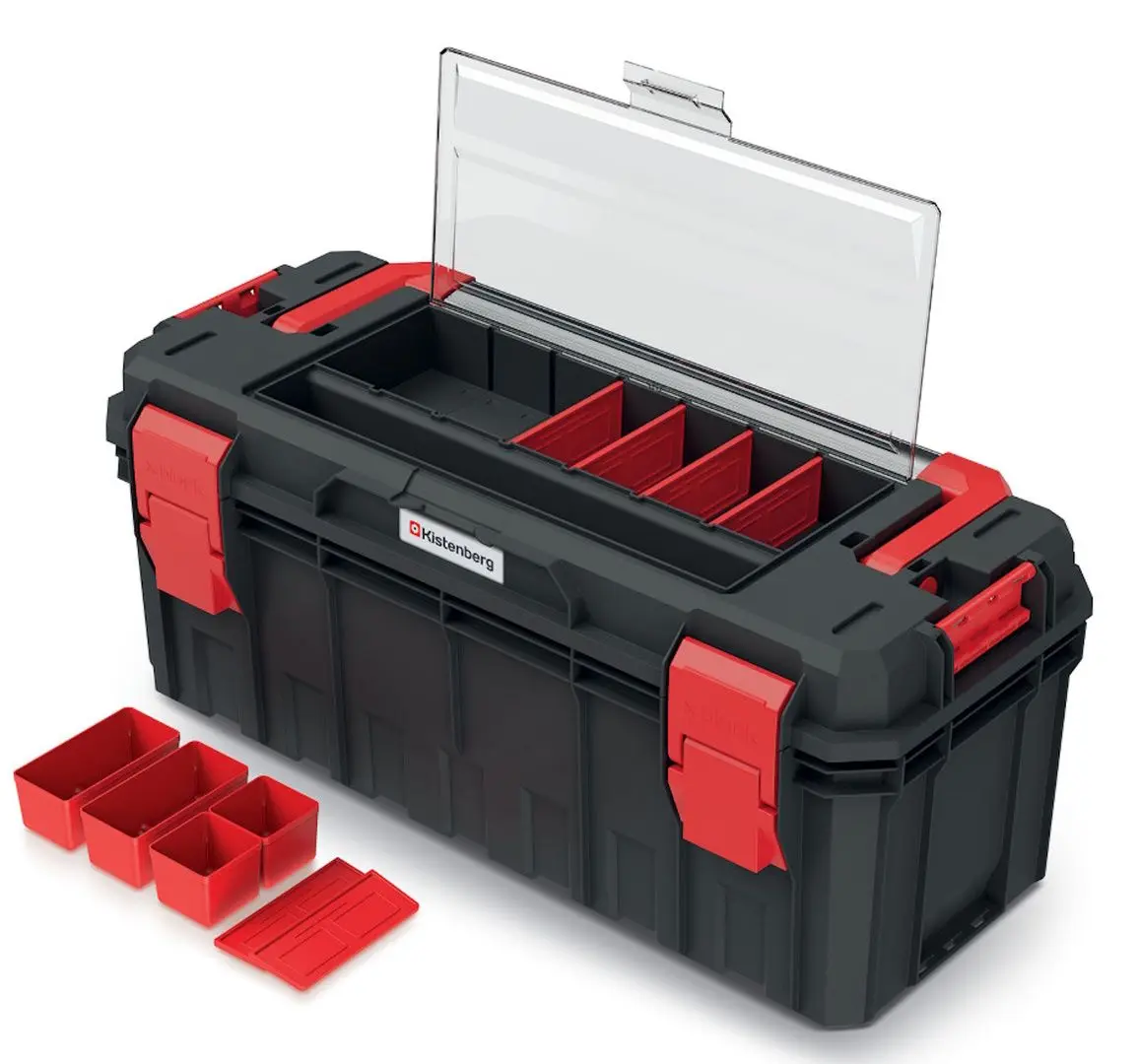 Ящик для инструментов Kistenberg S Block Alu Long 65 KXSA6530F (Black/Red) - 2