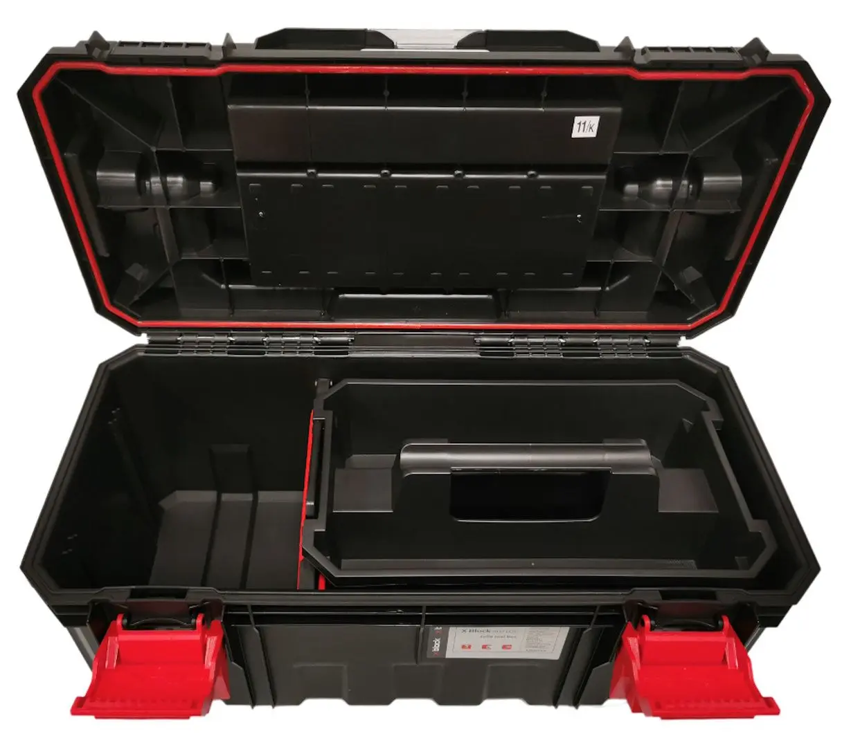 Ящик для инструментов Kistenberg S Block Alu Long 65 KXSA6530F (Black/Red) - 5