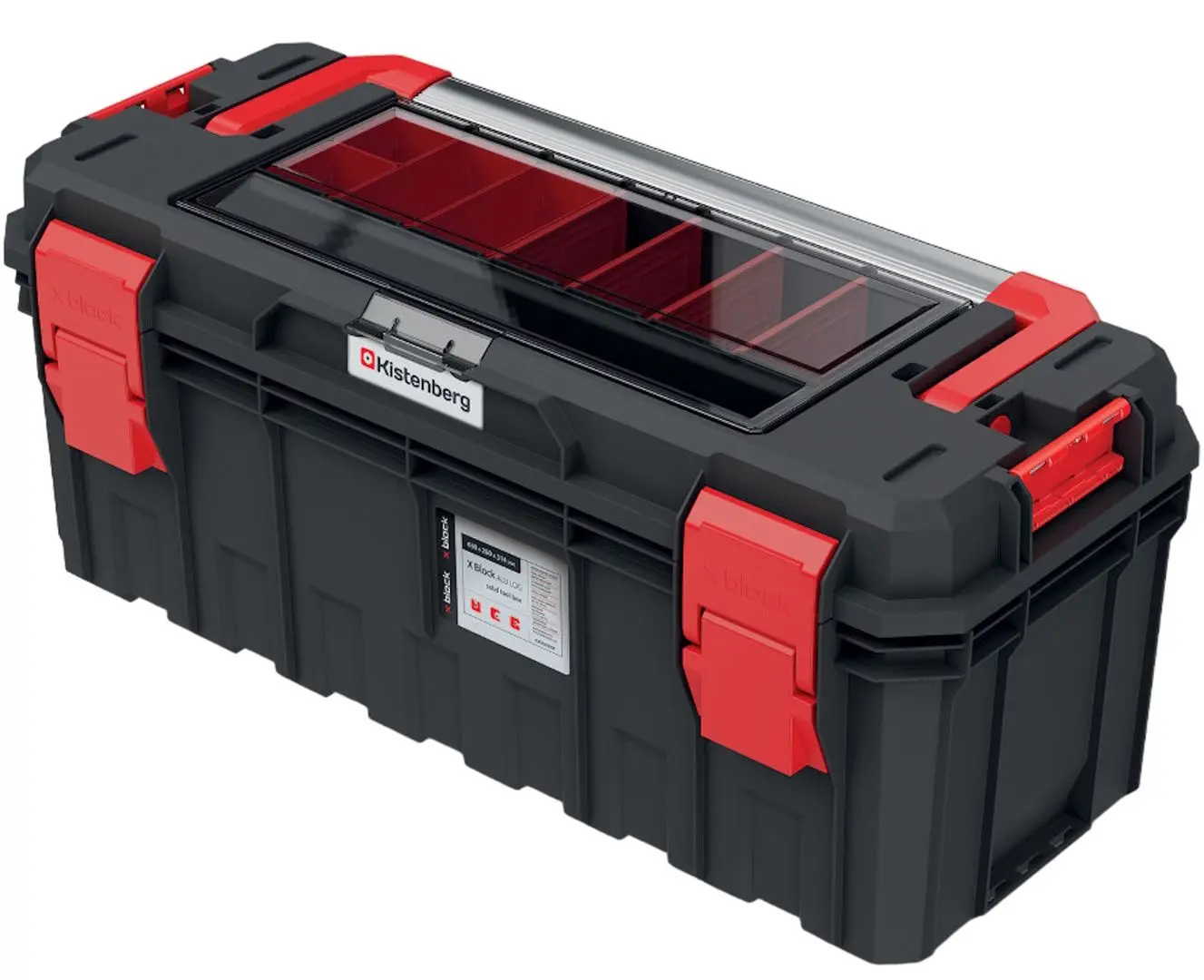 Ящик для инструментов Kistenberg S Block Alu Long 65 KXSA6530F (Black/Red)