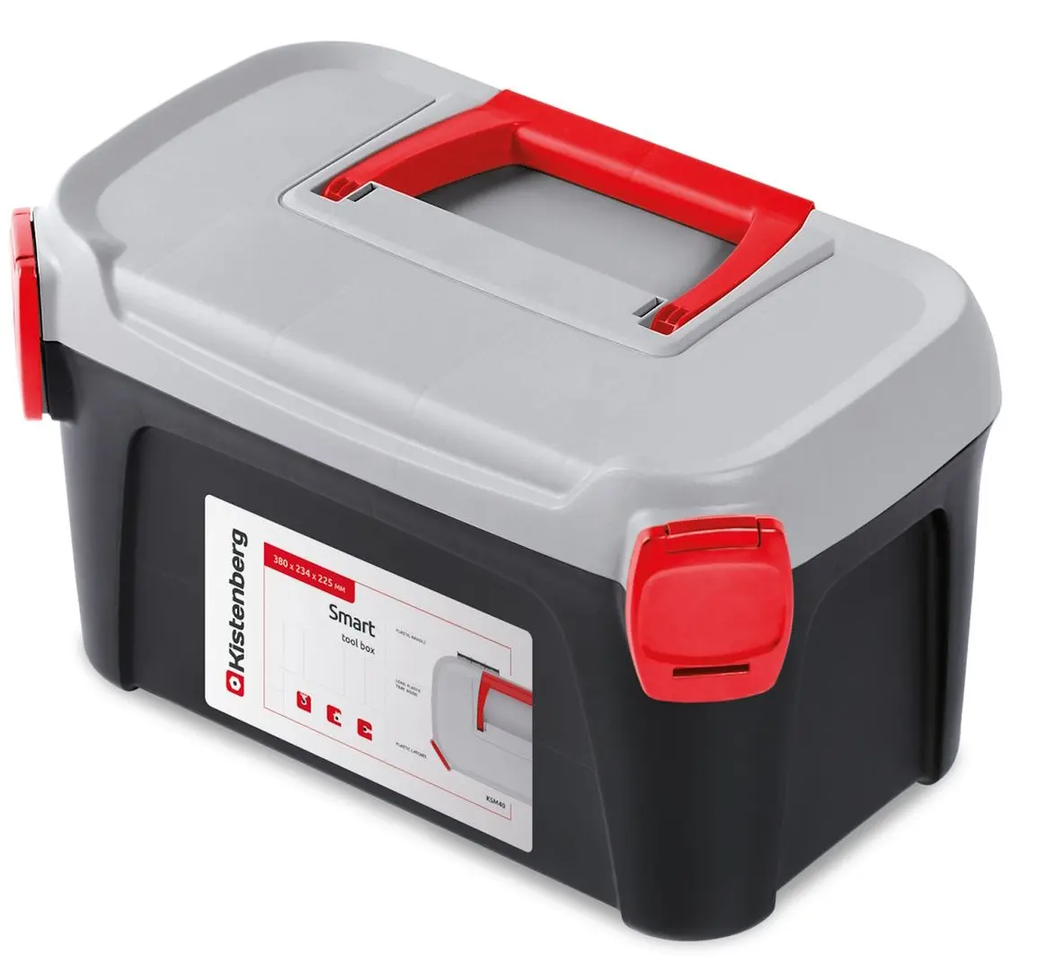 Ящик для инструментов Kistenberg Smart KSM40 (Grey/Black)