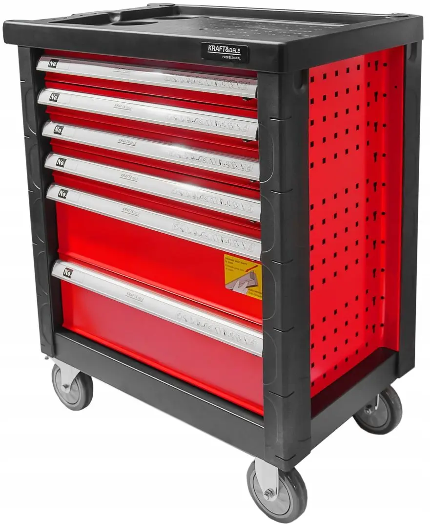 Dulap cu scule Kraft&Dele Professional KD361 (Black/Red)