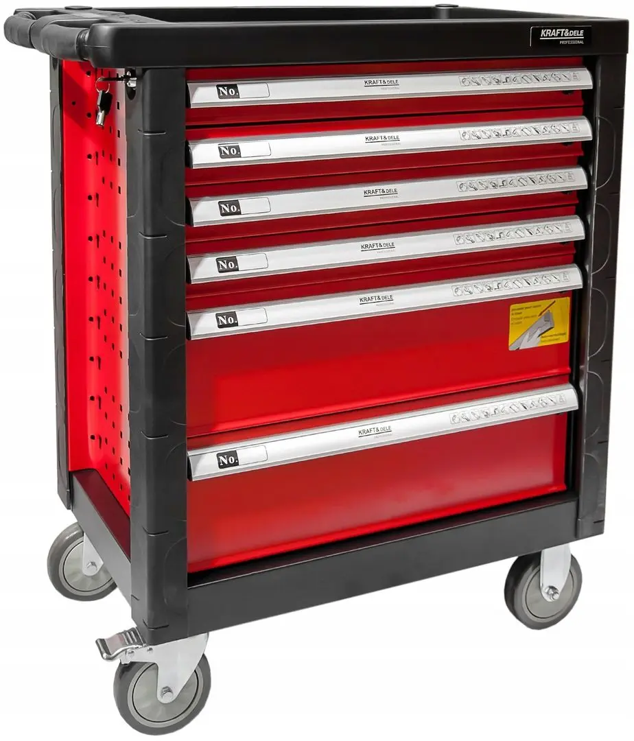 Dulap cu scule Kraft&Dele Professional KD361 (Black/Red)