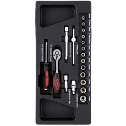 Шкаф c инструментами Kraft&Dele Professional KD362 (Black/Red) Thumb