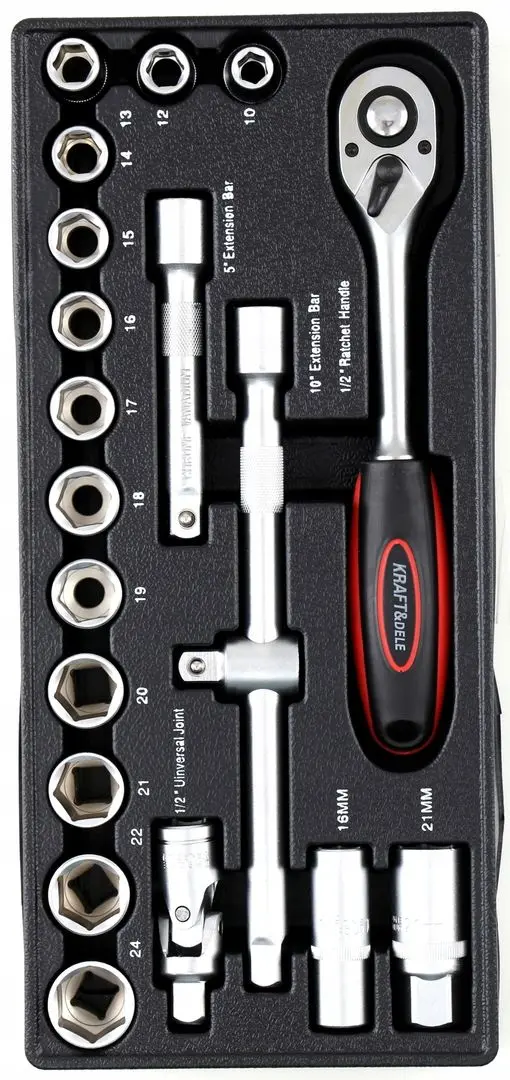 Шкаф c инструментами Kraft&Dele Professional KD362 (Black/Red)