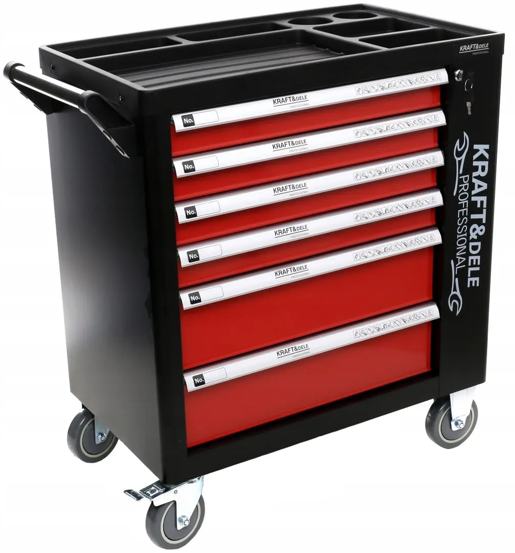 Шкаф c инструментами Kraft&Dele Professional KD362 (Black/Red)