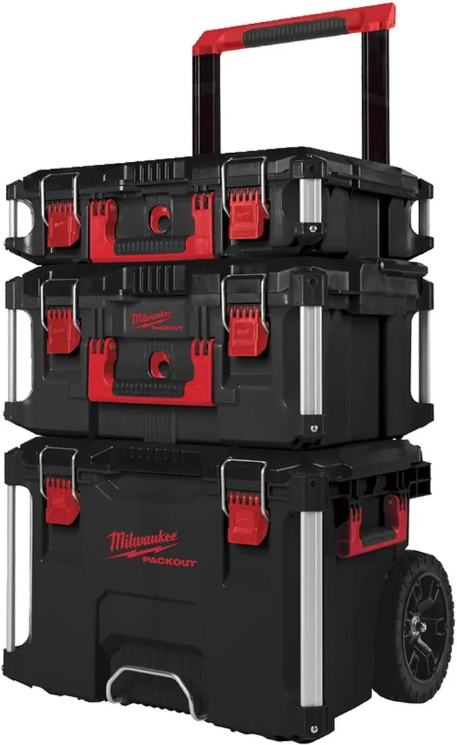Набор ящиков для инструментов Milwaukee Packout 4932464244 (Black/Red)
