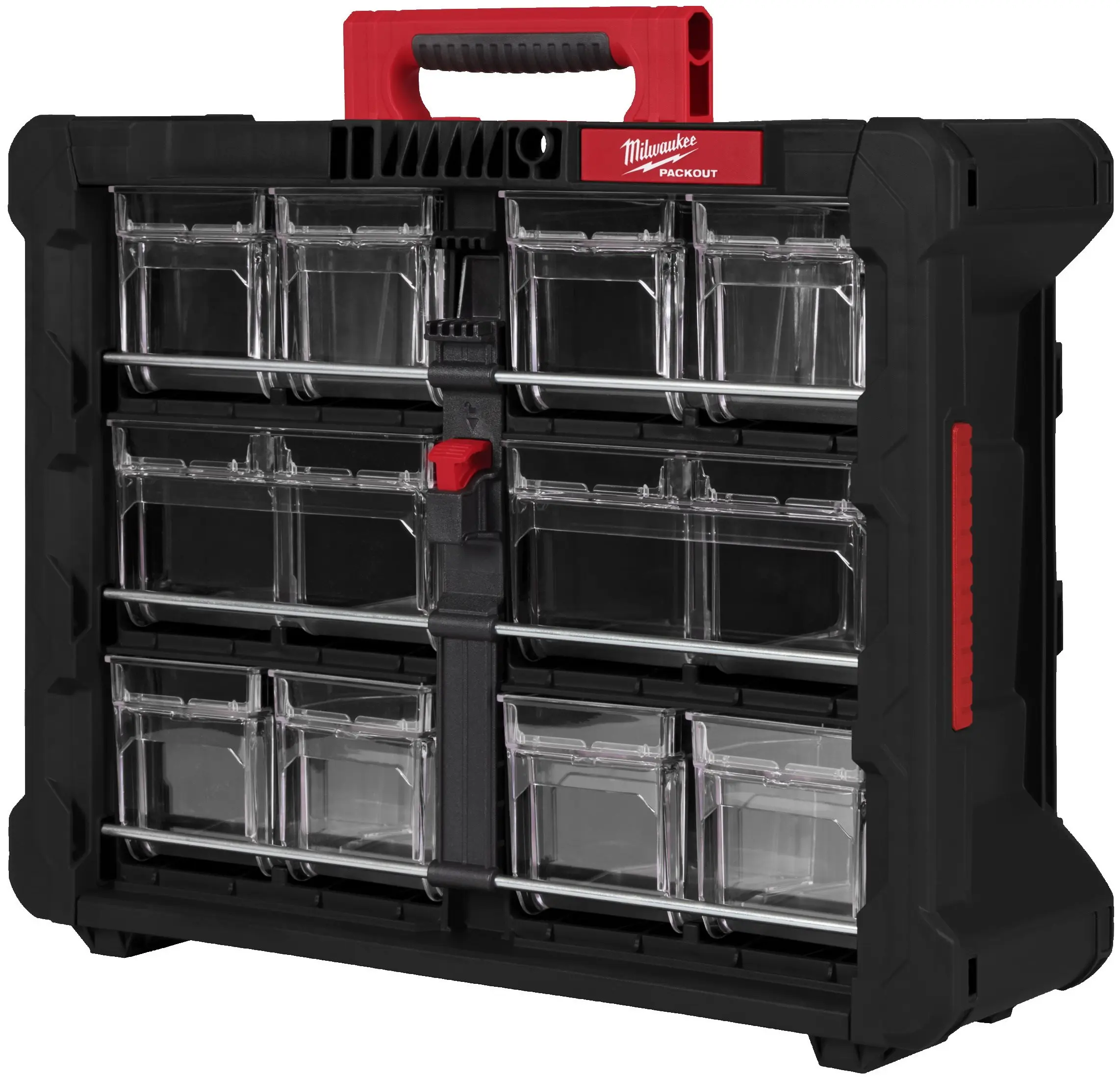 Органайзер Milwaukee PackOut 4932498323 (Black/Red) - 2